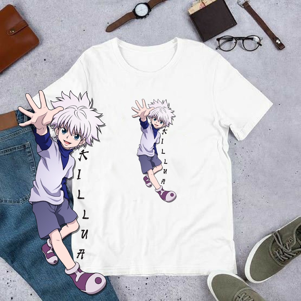 KILLUA COOL / TSHIRT KILLUA / BAJU KILLUA / BAJU ANIME / TSHIRT HUNTER X HUNTER / BAJU ANIME / BISA 