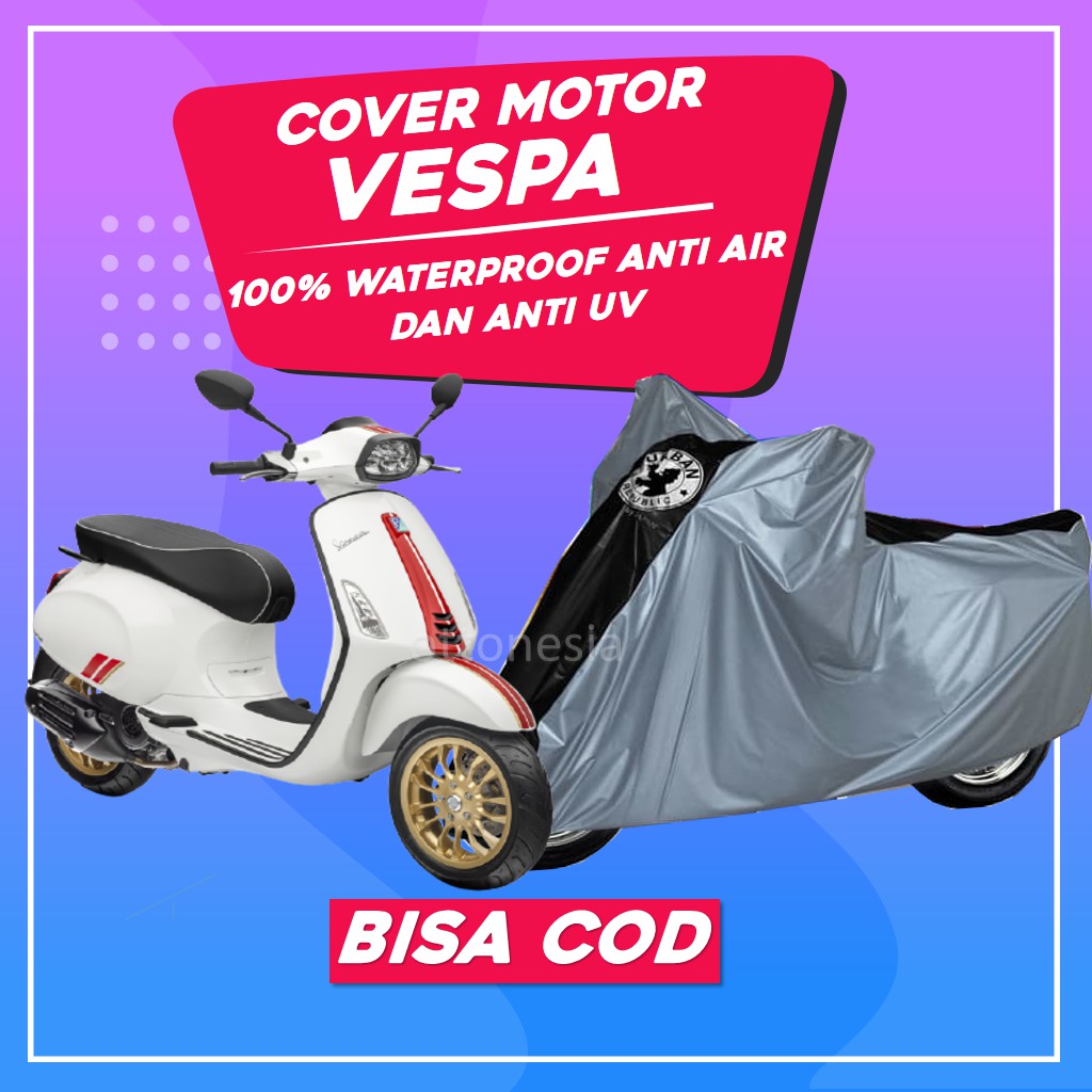 Sarung Motor VESPA Cover Selimut Penutup motor VESPA Matic Urban Original Waterproof Anti Air