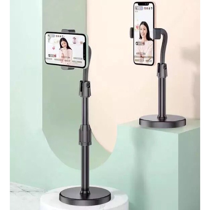 Stand Holder HP Handphone Penyangga Broadcasting Putar 360 Desktop HD25