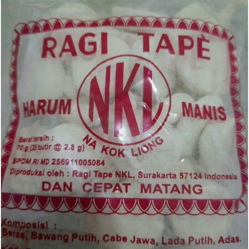 

RAGI TAPPE RAGI KETAN 25 butir