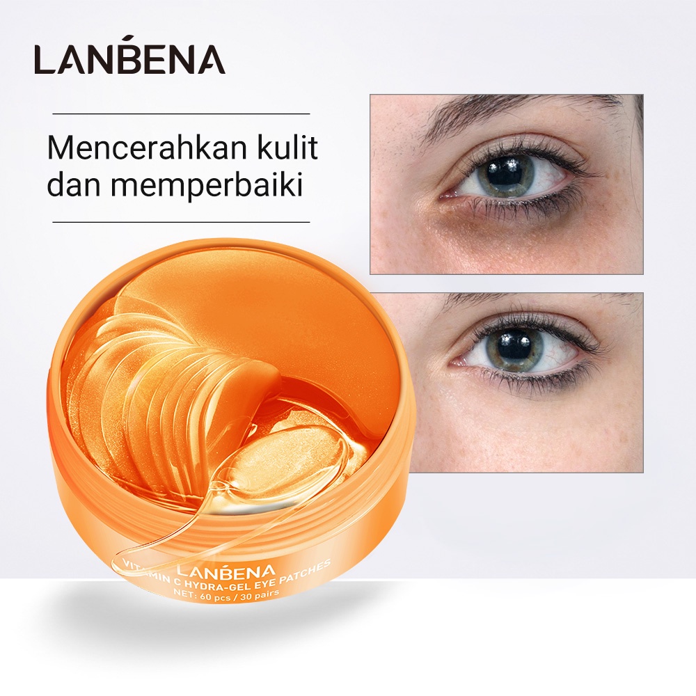 [BPOM] LANBENA Hyaluronic Acid Rose Vitamin C Hydra-gel Eye Mask/Patches - 60 pcs-3