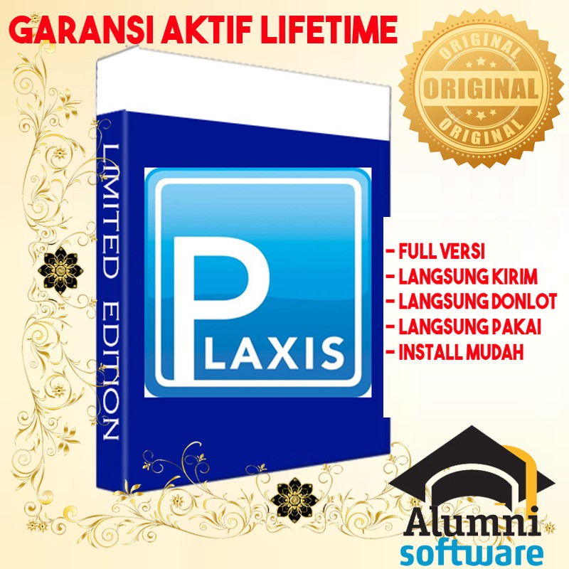 [FULL VERSION] Plaxis Pro 8 Geotechnical Engineering GARANSI AKTIVASI