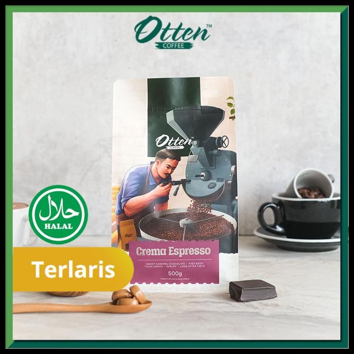 

Otten Coffee Crema Espresso 500 Gram Kopi | Espresso Blend Best Seller