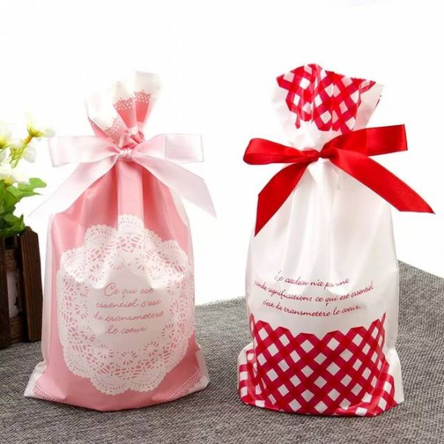 Goodie bag souvernir / plastik kemasan souvernir / plastik cookies isi 5pcs