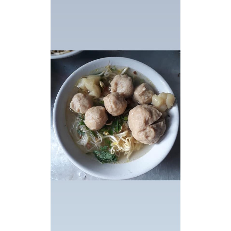 

Paket bakso sapi porsi biasa