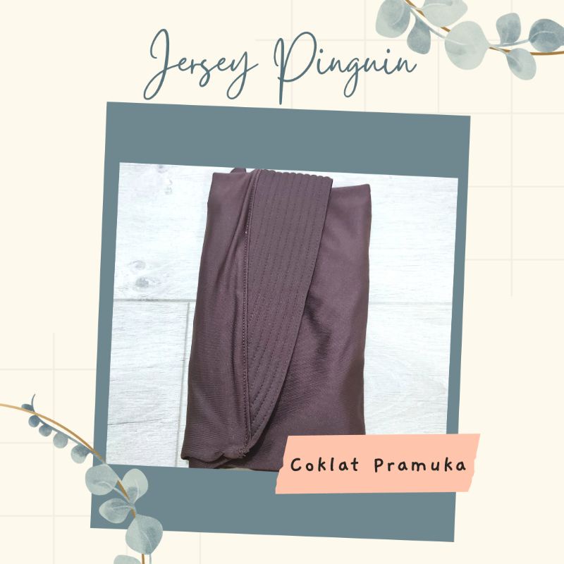 Khimar Jersey Premium | Khimar Penguin | Zifana Instant | Khimar Penguin Instan | Hijab Bergo | Kerudung Sekolah | Hijab Instant Menutup Dada | Kerudung Jilbab Ped Antem |JILBAB INSTAN KHIMAR OLAHRAGA DAILY JERSEY PREMIUM Murah Originaláze WD-Coklat Pramuka