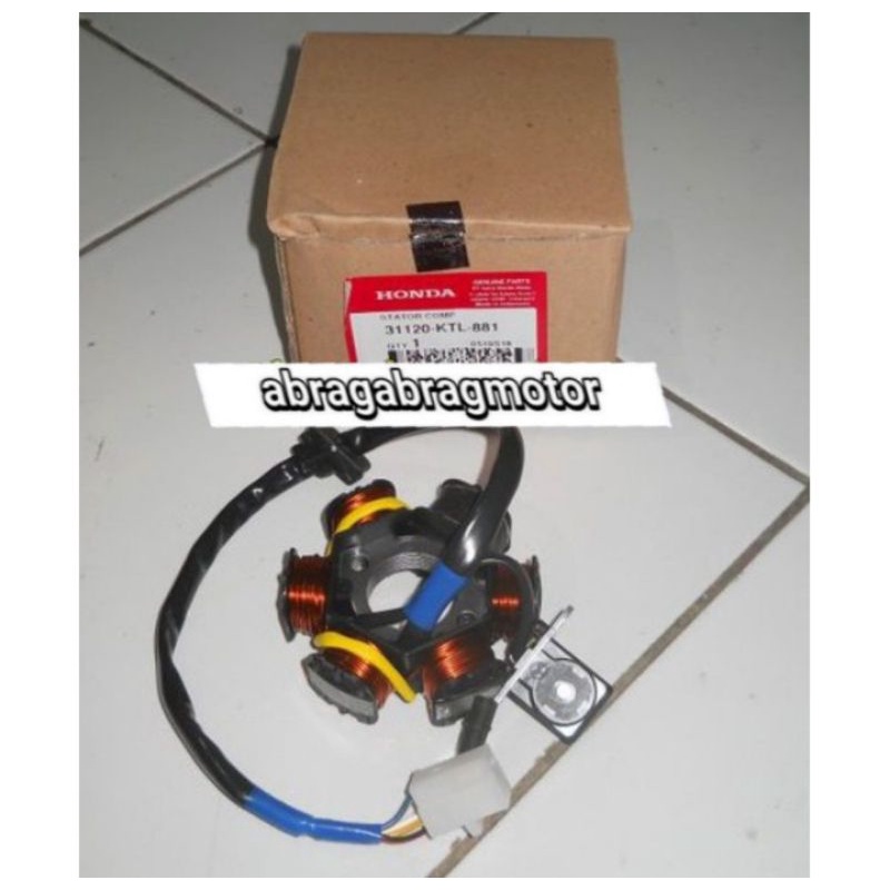 sepul spul spull stator assy + fulser supra supra x supra fit original honda