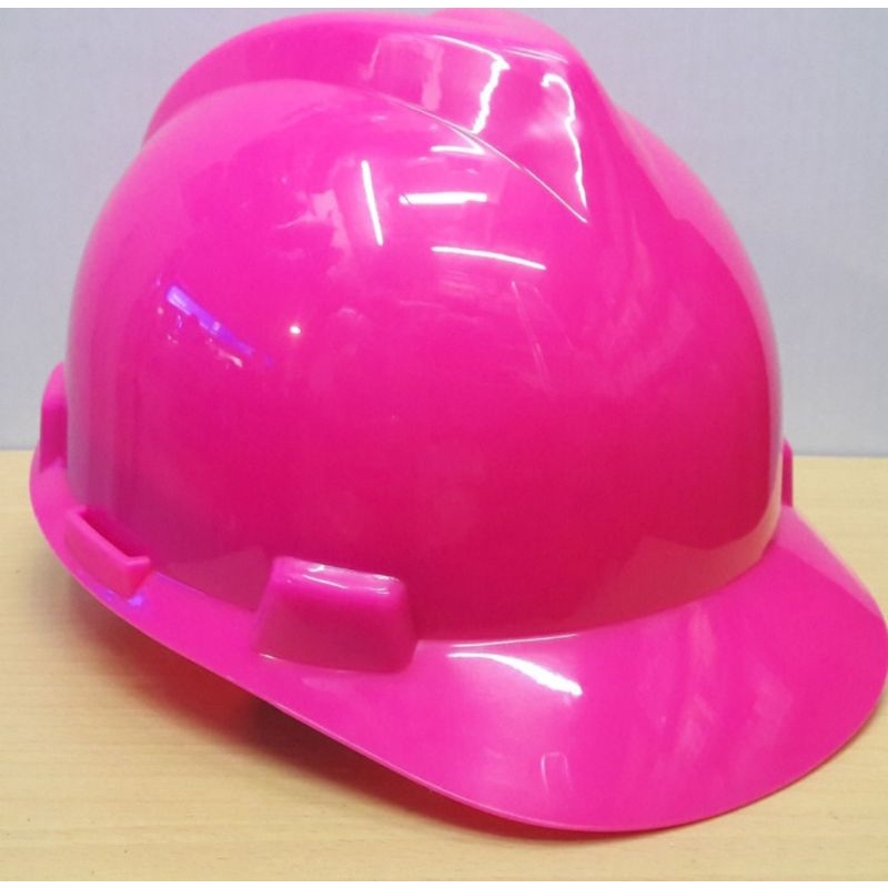 Helm safety proyek warna pink murah meriah
