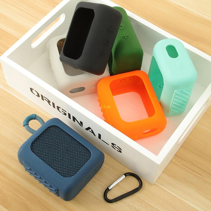 Case Penyimpanan Speaker GO 3 Bahan Silikon Tahan Banting Aneka Warna Untuk Travel