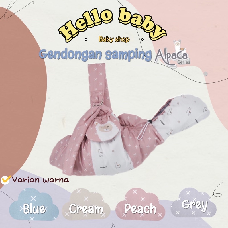 Omiland Gendongan Bayi Samping Cocok u/ Newborn Alpaca Series - OB 17201