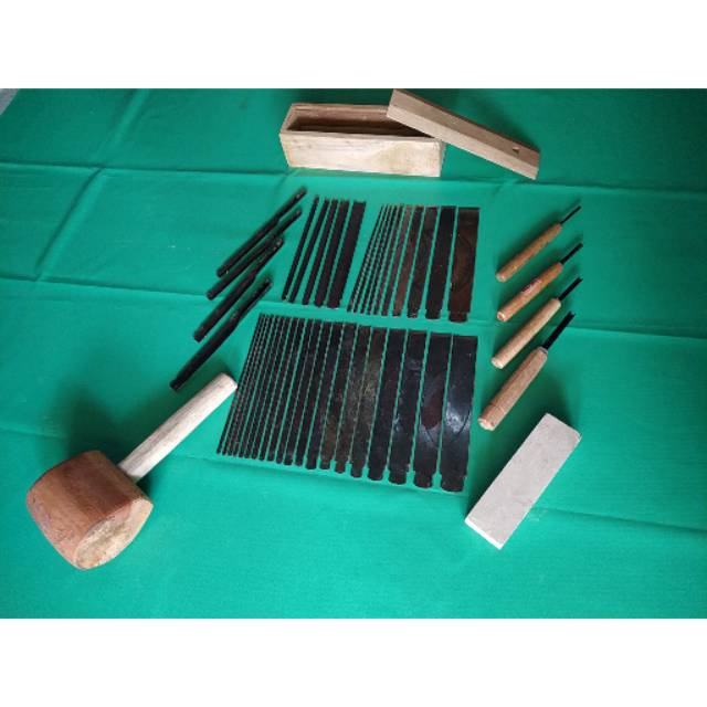 Alat pahat tatah ukir lengkap 33pcs kualitas super