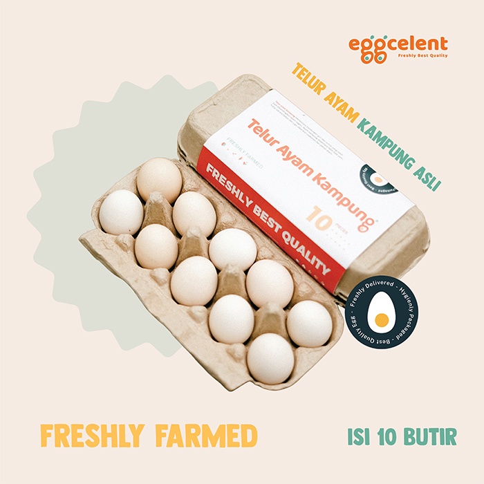

Telur Ayam Kampung Asli - 10 Butir