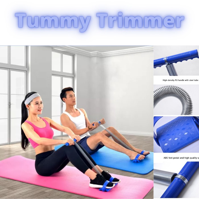TUMMY TRIMMER Alat Olahraga Gym Fitness Pembakar Lemak Pengecil Pengencang Perut