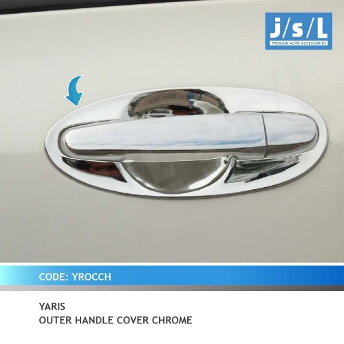 Aksesoris Yaris Bakpao JSL Mangkok Outer Handle Chrome