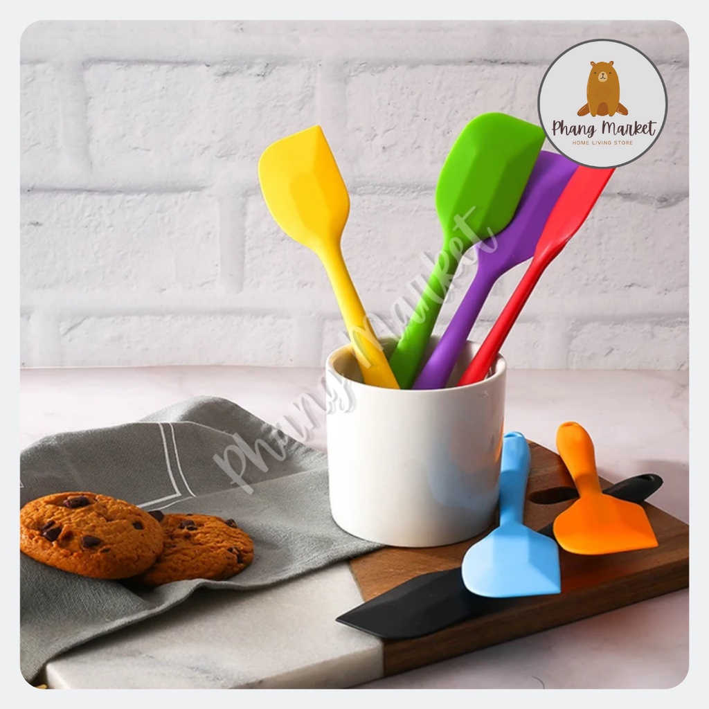 Kitchen Utensil Spatula Silikon Sillikon Silicone Silicon Alat Masak Baking Bake Tahan Panas Food Grade