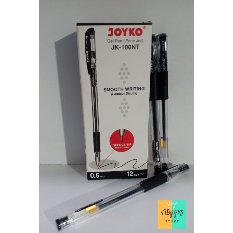 

Pulpen Joyko Gel JK-100NT LUSINAN (isi 12 pcs)