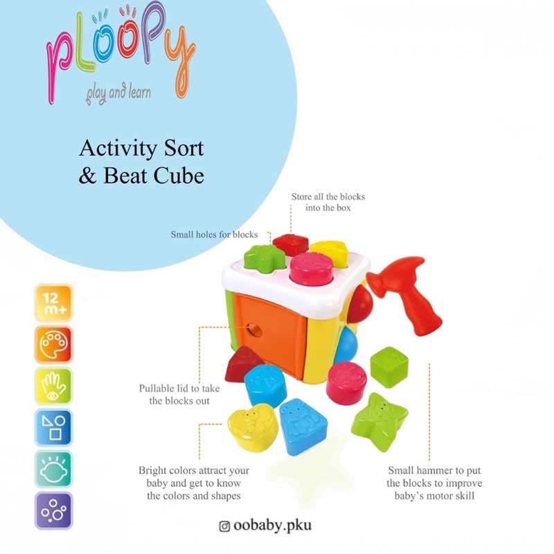 ploopy activity sort and beat cube