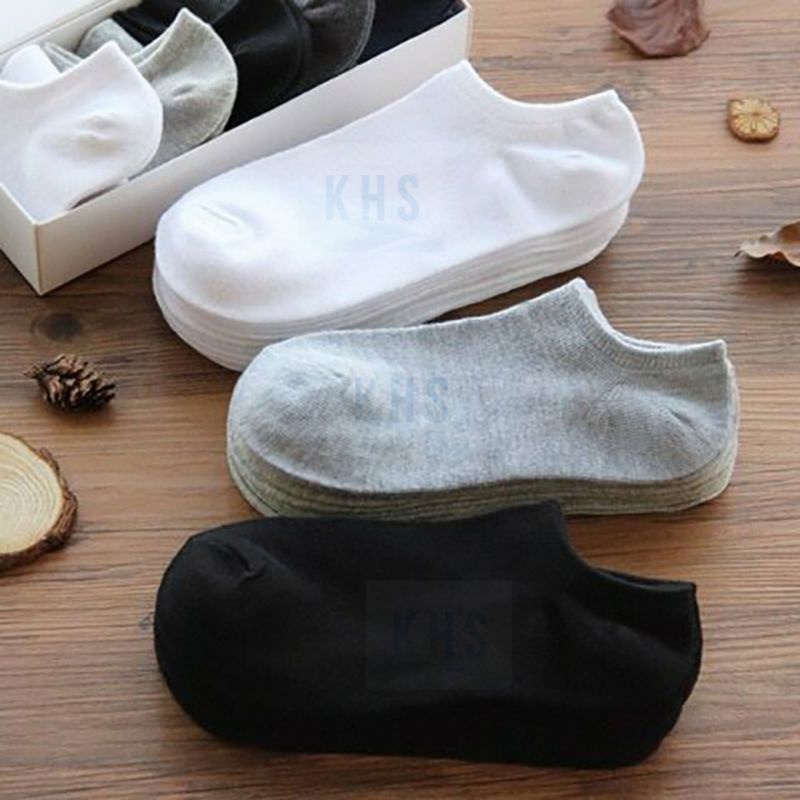 Kaos Kaki Ankle Cute Kaos Kaki Pendek Polos dan Motif Semata Kaki Murah Cute Short Socks KHS-2