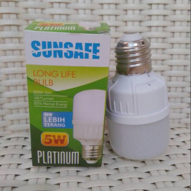 Lampu Led Bulb Sunsafe 5 watt