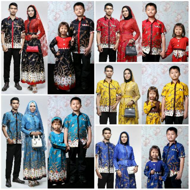 Baju batik couple / Sarimbit Batik /Gamis batik - Adelia