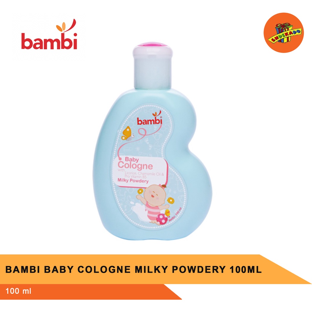 BAMBI BABY COLOGNE MILKY POWDERY 100ml - Parfum Bayi