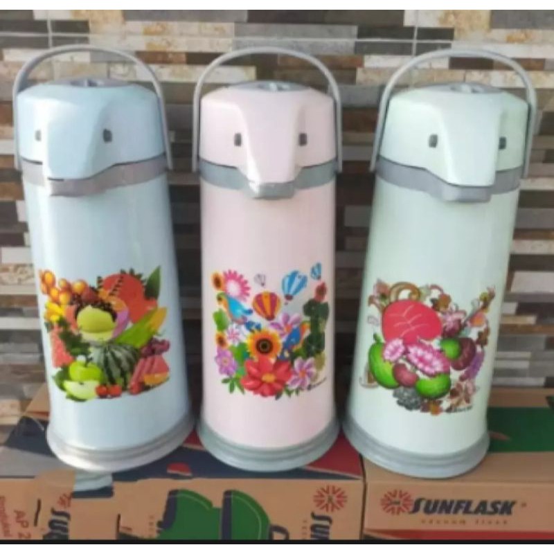 Termos Air panas pencet Sunflask 2,5 liter - Termos pencet Sunflask