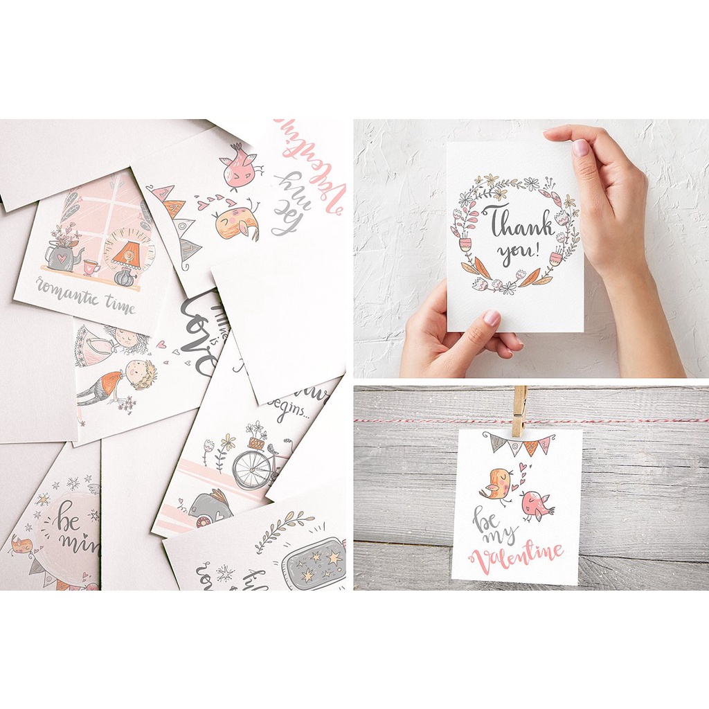 Fall In Love Romantic Graphic Kit