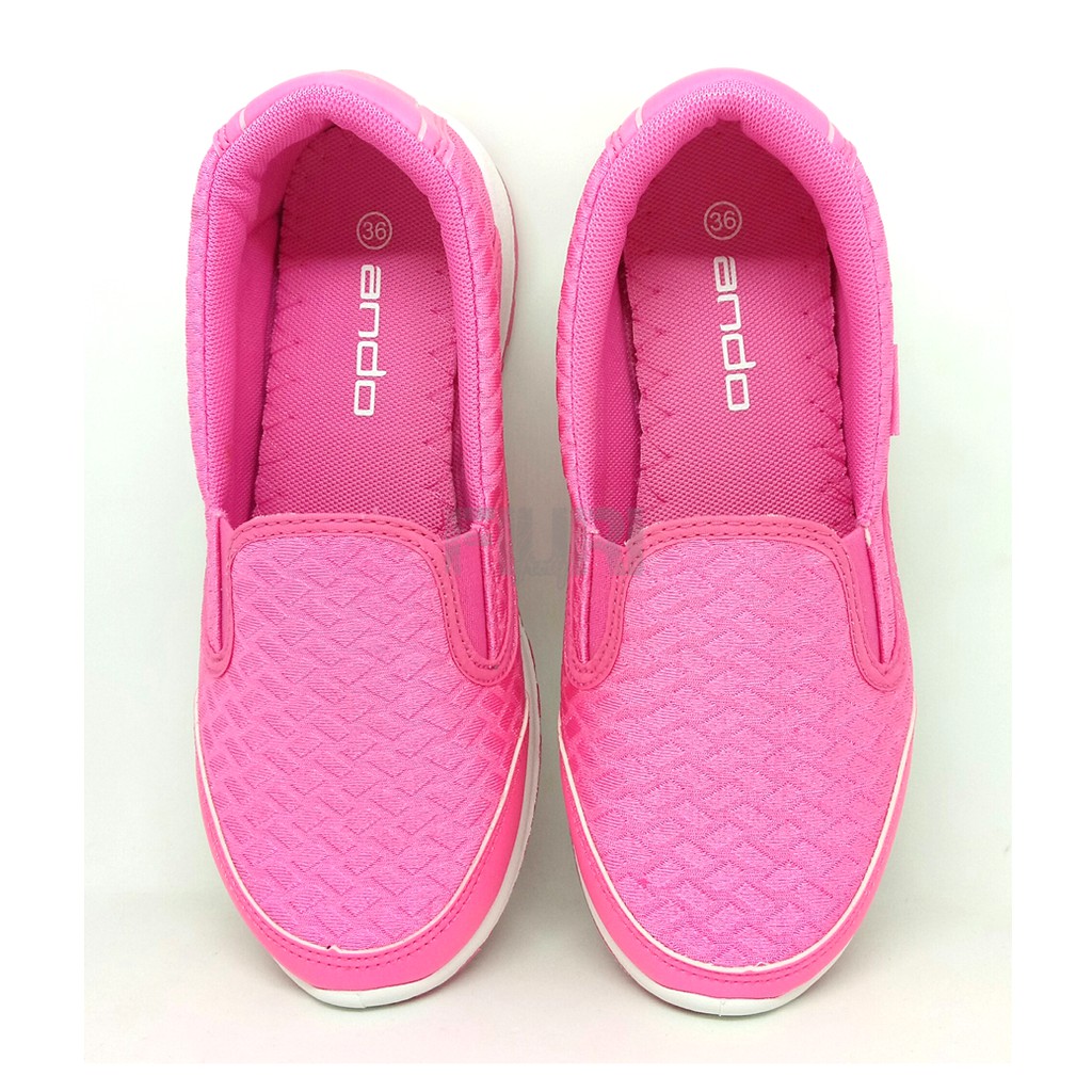 FIURI - ANDO ORIGINAL - ZELLY - PINK - SEPATU SLIP ON WANITA - SEPATU CASUAL WANITA - SEPATU FLAT PEREMPUAN - SEPATU KETS - SEPATU KETS WANITA - SEPATU KULIAH - SEPATU SEKOLAH - SEPATU ANDO