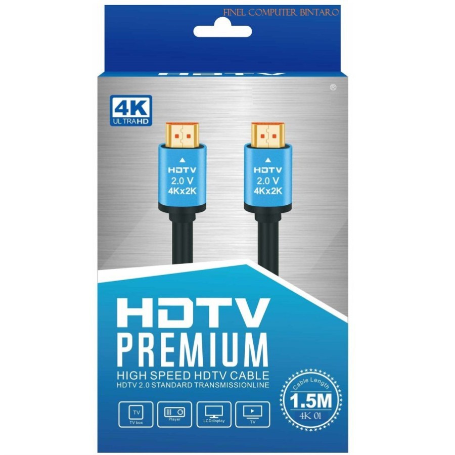 Kabel HDMI v.2.0/b Ultra HD 4K 1,5 Meter