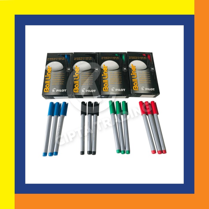 

Eklusif Marker - Pilot - Medium Point Ball Liner Bl-5M (1 Dozen) Limited