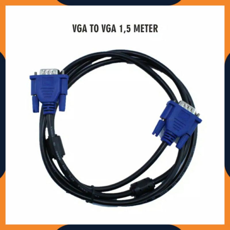 [COD] ADAPTER CONVERTER KONEKTOR HDMII TO VGA + KABEL VGA DIGITAL MALE TO MALE 1.5 METER / KABEL DARI LAPTOP PS3 KE MONITOR PROYEKTOR INFOKUS