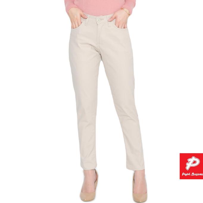 Pojok Busana Celana Panjang Chino Wanita Zipper Elizabeth Jordan Termurah