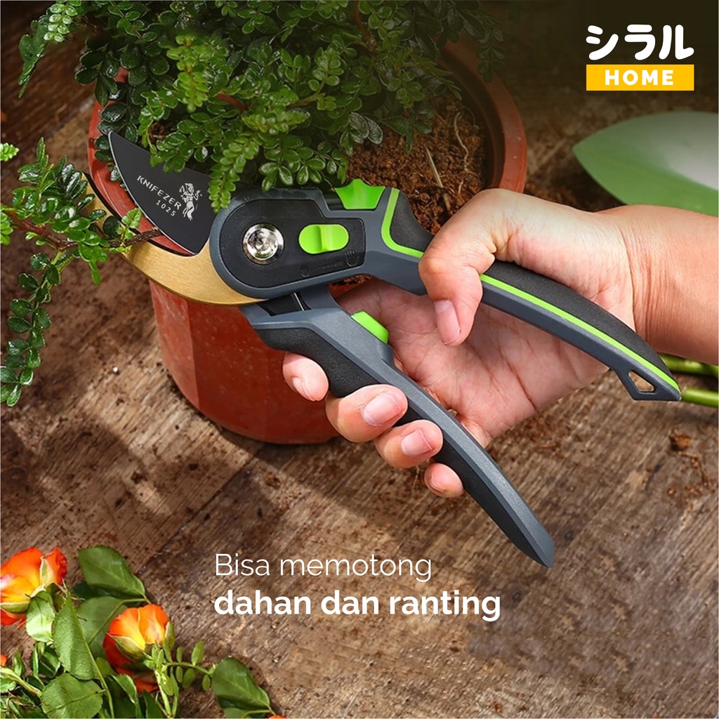ORIGINAL pruning shears gunting dahan bunga ranting stek alat potong dahan garden taman AIRAJ Knifezer 1025 1026 1020