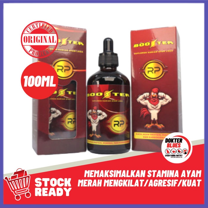 

✔ COD ✔ BOOSTER RP SUPLEMEN Besar (100ml) Original Multivitamin Jamu Ayam
