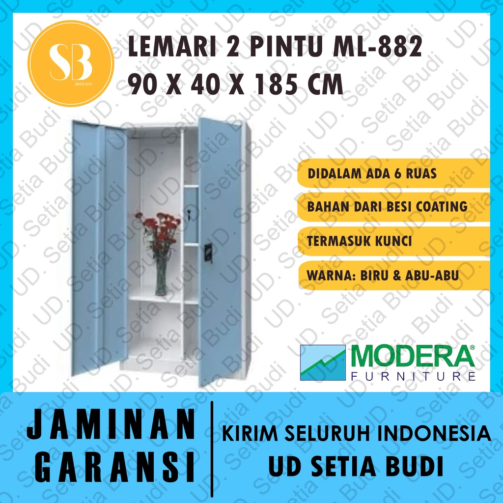 Lemari / Wardrobe dengan 2 Pintu ML 882-B Modera MX-Class