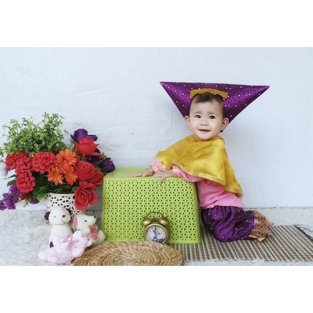 SETELAN ADAT MINANG NEWBORN/SETELAN ANAK/BAJU ADAT ANAK/BAJU PHOTOSHOT/BAJU BAYI