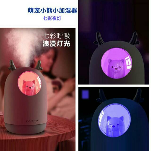[ TAFFWARE ] Humidifier Aromatherapy Ultrasonic Pewangi Ruangan / Air Diffuser Aroma Terapi Purifier Essential Oil