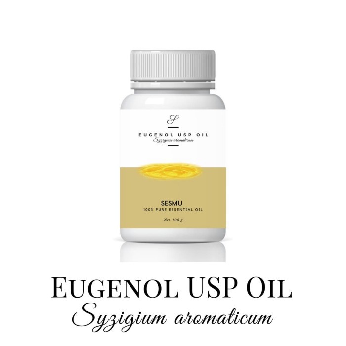 HOT SALE 100 GR / 100 ML EUGENOL USP 100% PURE ESSENTIAL OIL - WADAH ALUMINIUM TERBARU