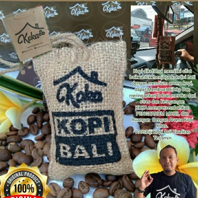 Pengharum Mobil Biji Kopi goni