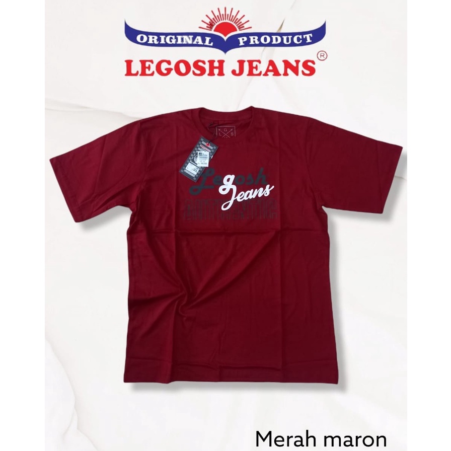 KAOS PENDEK ORIGINAL LEGOSH JEANS// Fashion Terbaru 2022 Bahan Combet 24 S