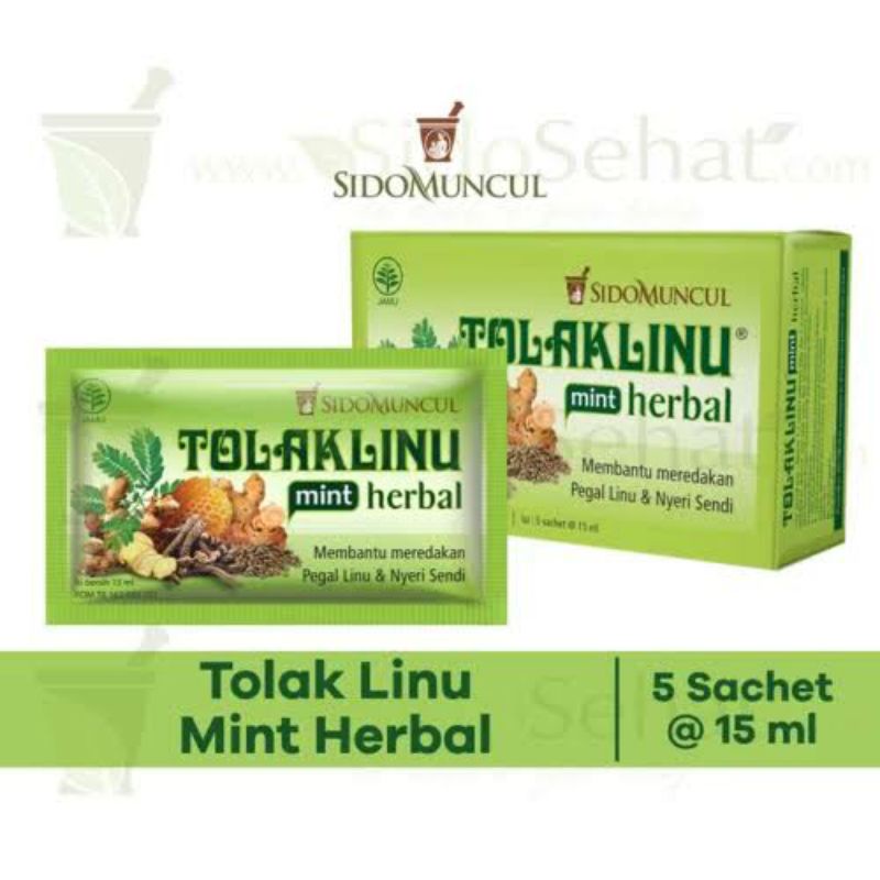 

Tolak Linu Herbal Mint 5 Sachet @ 15 Ml Original Murah