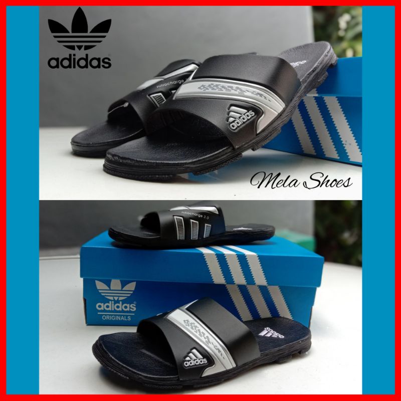 SANDAL ADIDAS PRIA SELOP SENDAL SLIDE COWOK SANDAL FLAT LAKI-LAKI PROMO SANDAL KASUAL LEBARAN