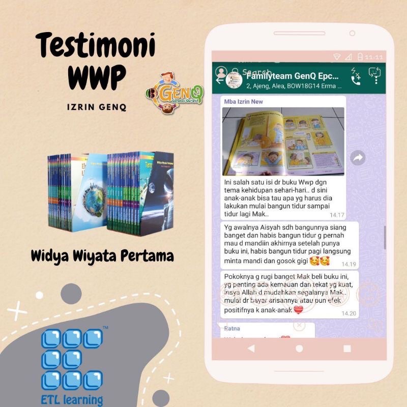 Buku Widya Wiyata Pertama (WWP) memenuhi dan merangsang rasa ingin tahu anak