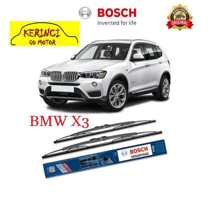 WIPER BMW X3 BOSCH ADVANTAGE 22&quot; &amp; 20&quot; - WIPER BOSCH ADVANTAGE BMW X3