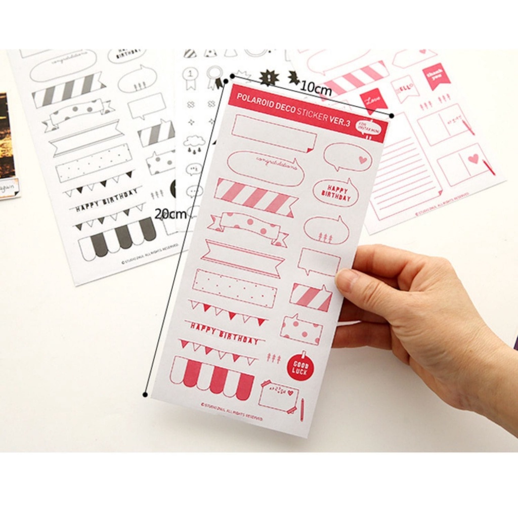 [TOYOU SHOP M21] STIKER POLAROID | STIKER DIY | STIKER MAINAN | STIKER KERAJINAN TANGAN | STIKER SCRAPBOOK | STIKER REWARD