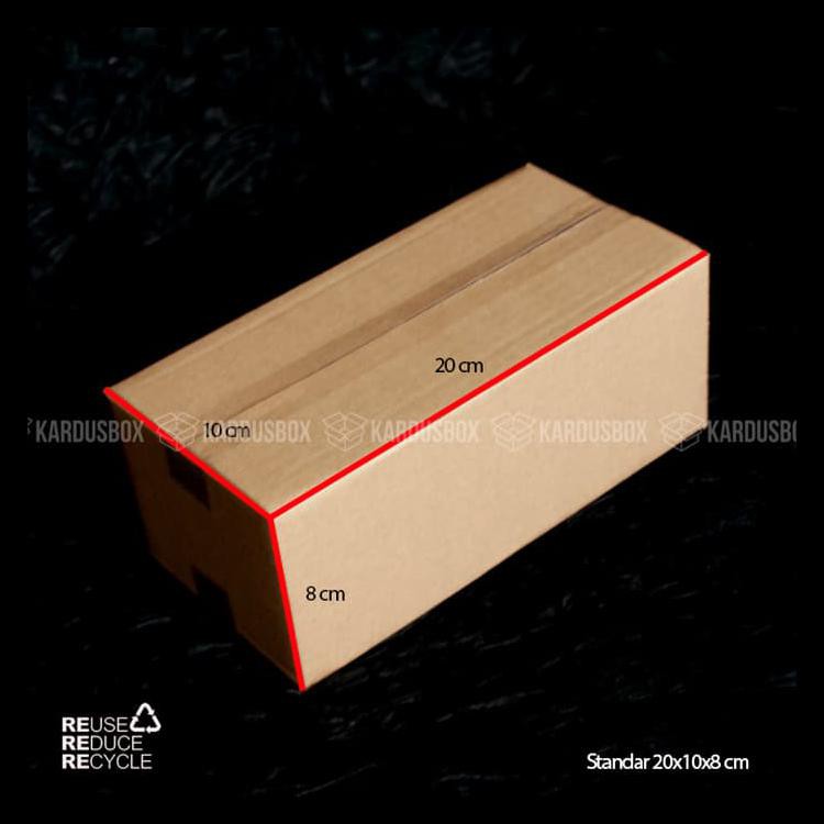 

Terlaris Kardus | Box | Karton | Packaging Standar 20X10X8Cm Via Gojek Terbaru