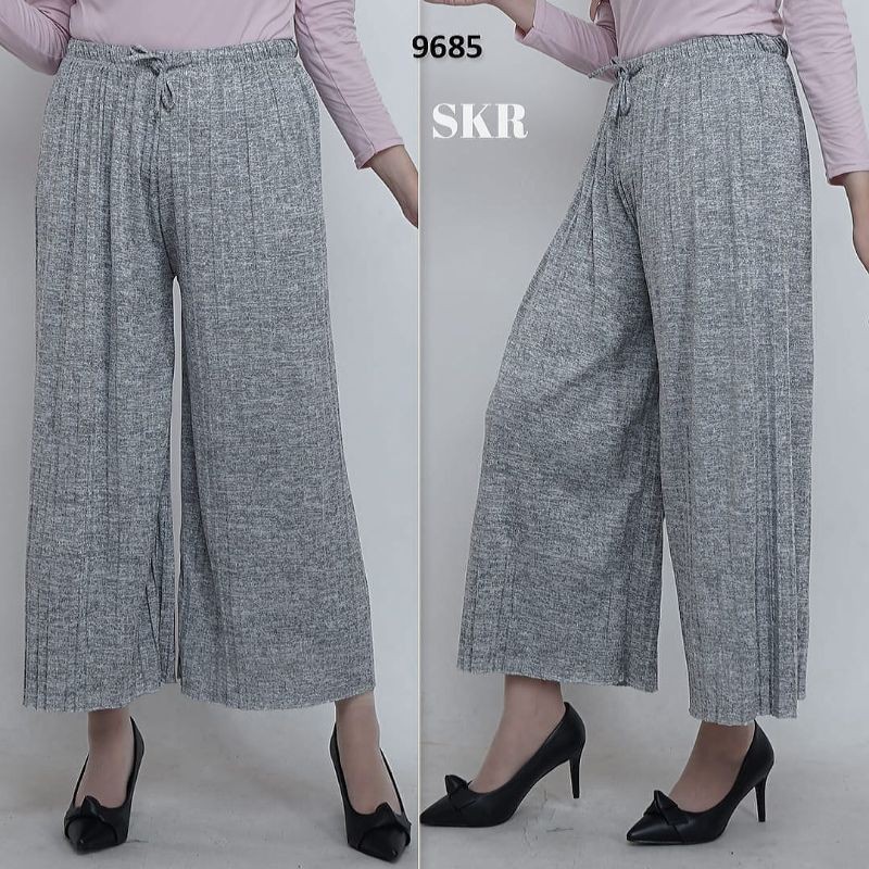 NEW CELANA KULOT POLOS  IMPORT / CELANA MURAH / CELANA IMPORT MURAH-Abu muda