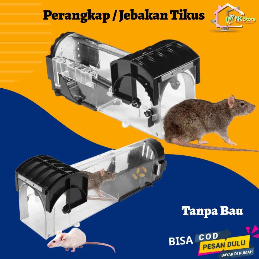 Mouse Trap Jebakan Perangkap Prangkap Penangkap Tikus Ampuh / Jebakan Tikus Perangkap Tikus Tanpa Membunuh Melukai Masal Modern Tanpa Bau