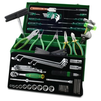 MECHANIC TOOLS 59 PCS TEKIRO YAMAHA TOOL KIT SET BOX BESI PERLENGKAPAN ALAT PERKAKAS MEKANIK TEKNISI