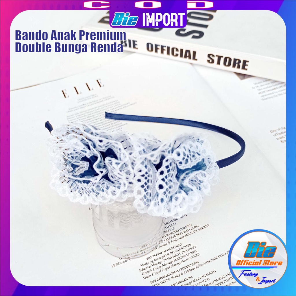 Bando Anak Double Flower Premium Impor Best Seller